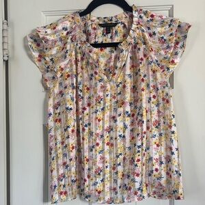 Banana Republic Multicolor Floral Blouse